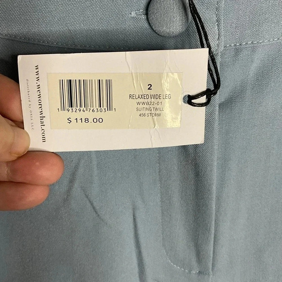 WeWoreWhat Relaxed Wide Leg Slacks Women’s Sz 2 - Picture 2 of 5